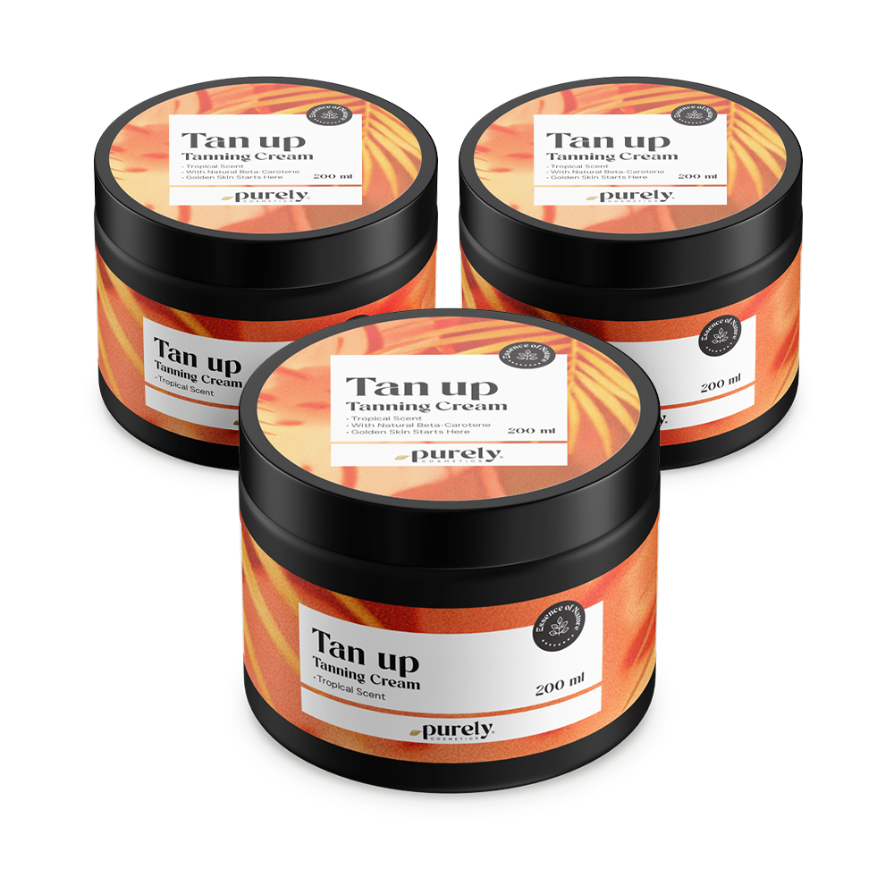 3x Tan up krém na opalování – tropic, dohromady 600 ml