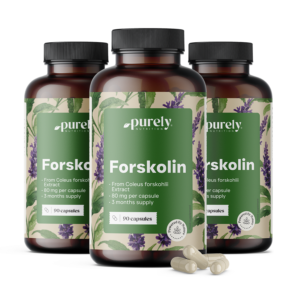 3x Forskolin 80 mg, dohromady 270 kapslí