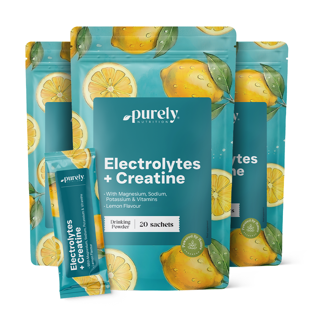 3x Elektrolyty s kreatinem – citron, dohromady 60 sáčků